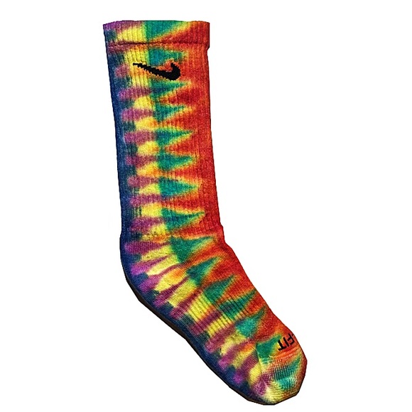 Nike socks rainbow tie dye (BRAND NEW) - Picture 3 of 4